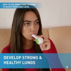 Lung and Breathing Training Exercise Device